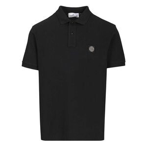 Stone Island Men Cotton Short-Sleeved Polo Shirt
